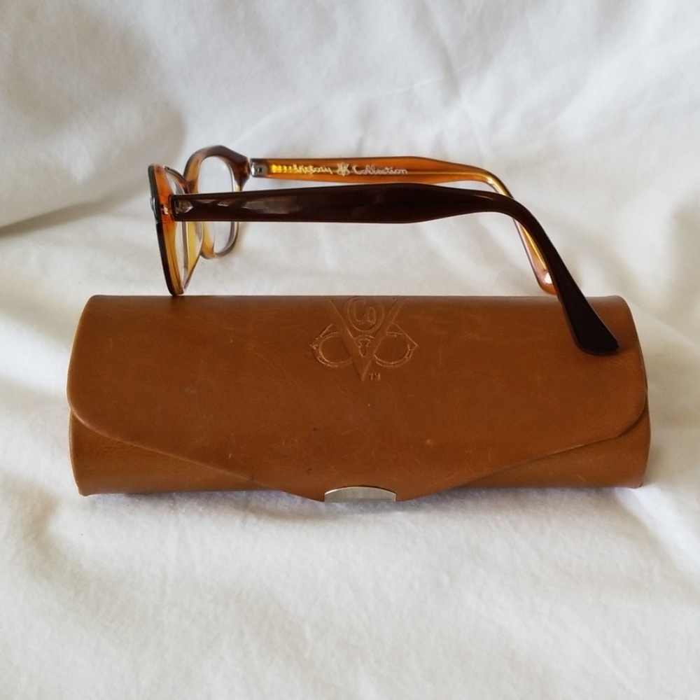 Vintage~Victory Optical Honey RX Eyeglasses - Picture 3 of 8